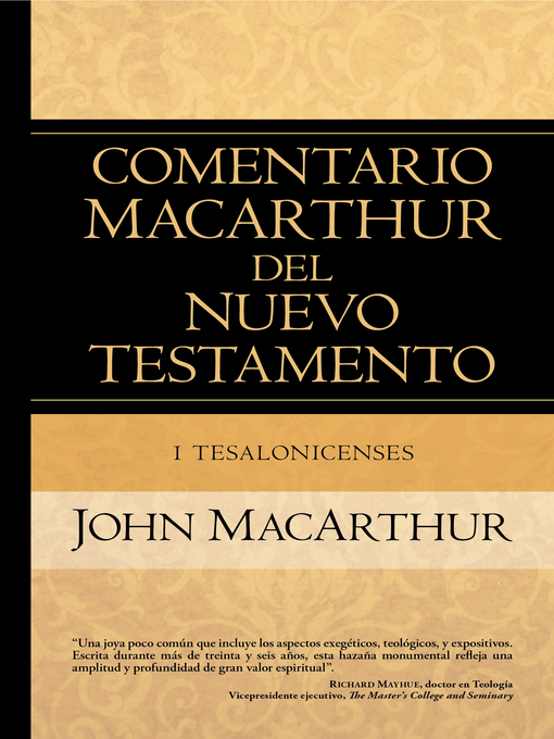 Title details for 1 Tesalonicense by John MacArthur - Wait list